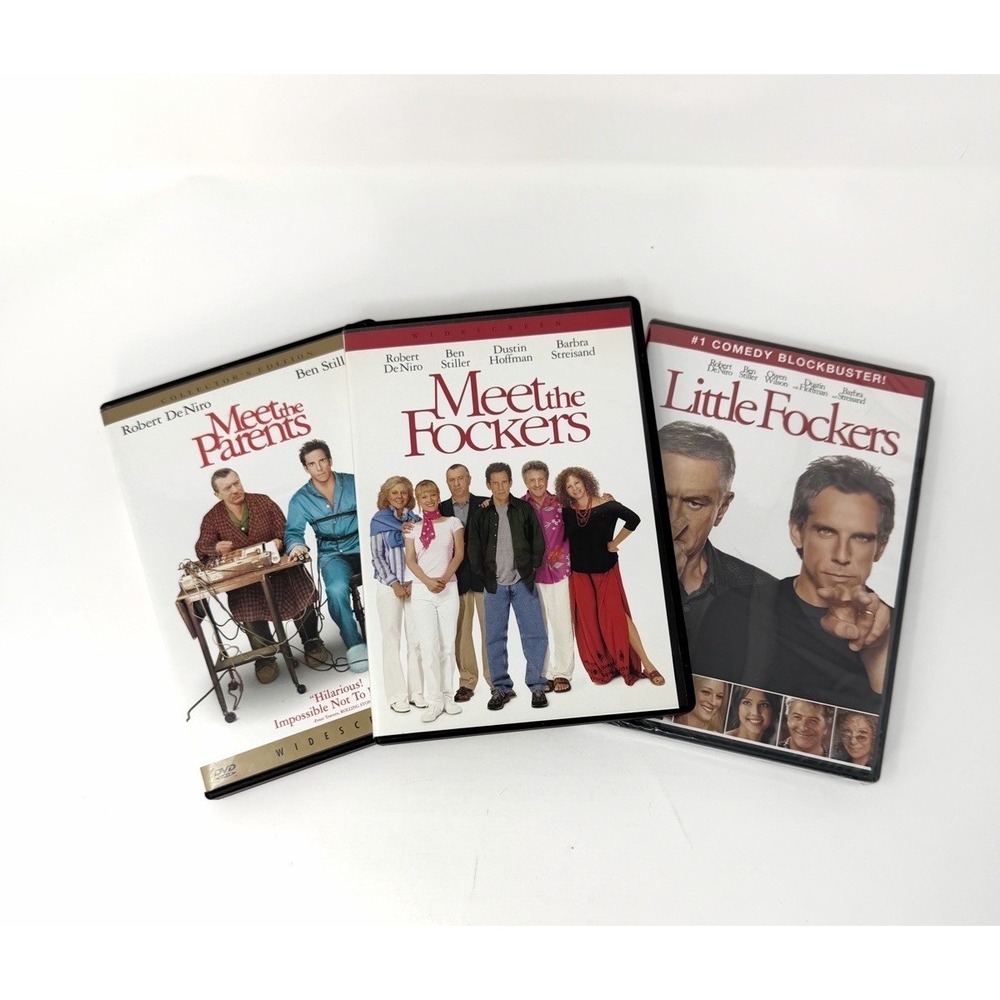 Meet The Parents Trilogy Meet the Fockers, Little Fockers DVD Lot Comedy